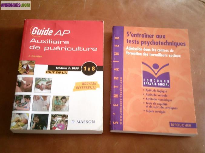Guide Auxiliaire de Puériculture + tests psychotechniques