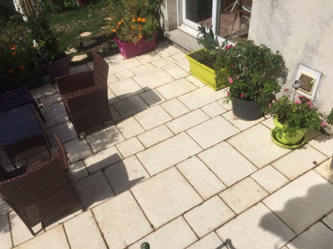 Surplus de dalles de jardin