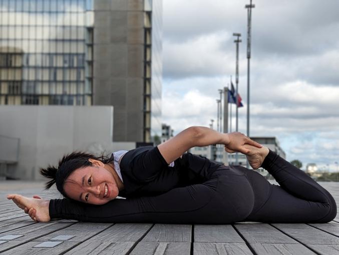 Yoga à domicile avec une professeure expérimentée