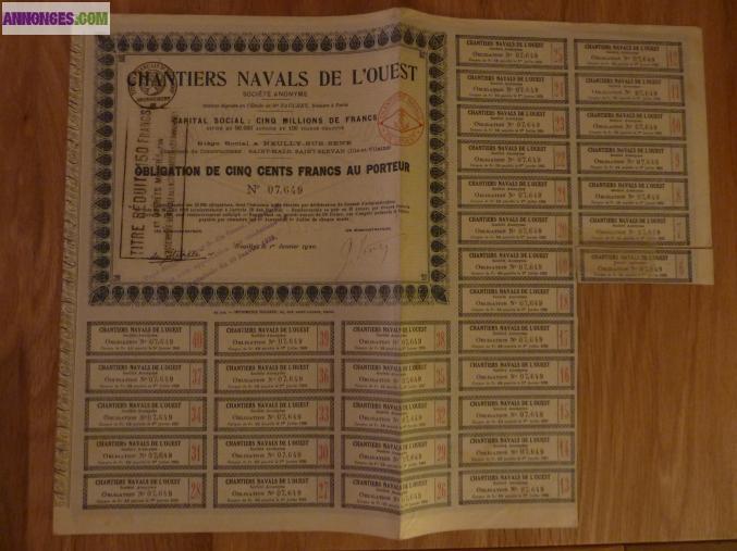 Actions diverses , Françaises et étrangères .