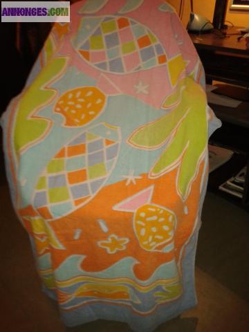 Grande serviette colorée