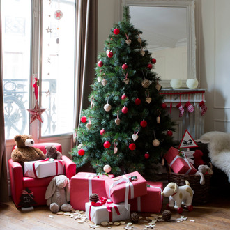 Sapin de noël artificiel à leds CAP NORD