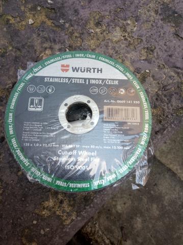 Disque à tronçonner wurth