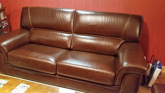 Canapé cuir 3 places et 2 places