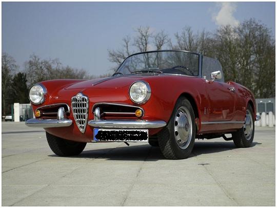 Alfa Romeo Giulietta Spider 750 D