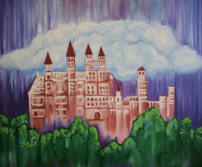 Tableau art abstrait The day-dream