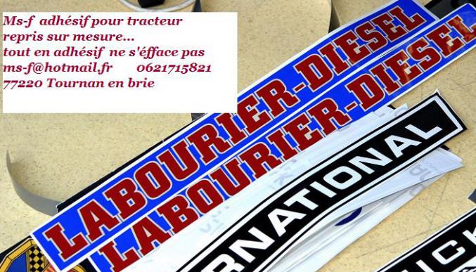 Kit adhesif vieux tracteur someca labourier energic
