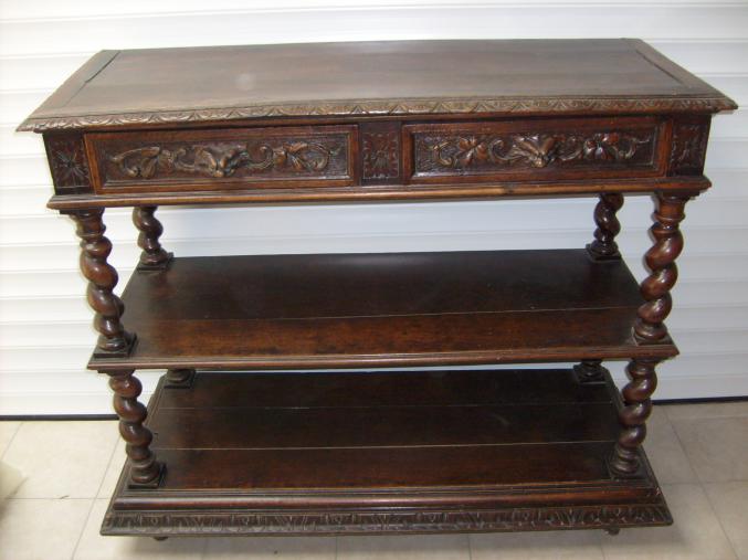 Desserte style Henri II fin XIXème