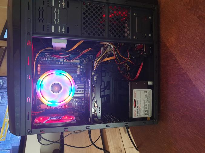 Pc tour Dragon 3 Noire Led Rouge