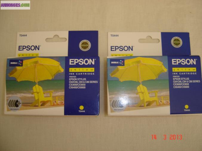 Cartouches d'encre pour imprimante jet d'encre EPSON