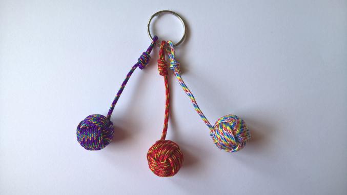 Porte clé pomme de touline