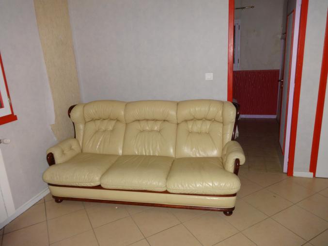 ENSEMBLE CANAPE CUIR + FAUTEUILS