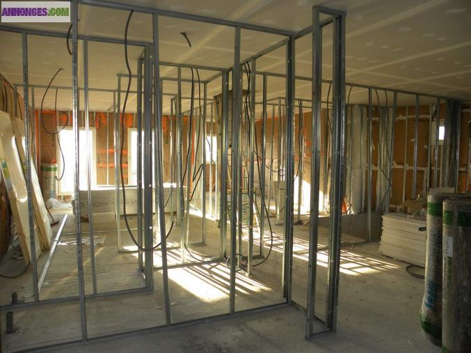 Platrerie Plaquiste  jointoyeur