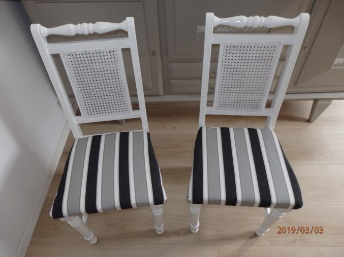 Lot de 4 Chaises entièrement rénovées