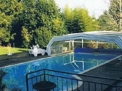 Maison spacieuse 23 couchages dans parc boisé,avec piscine