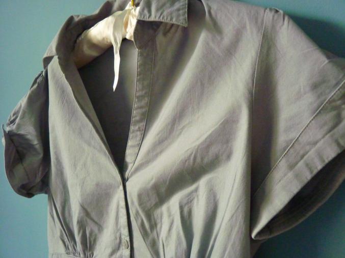 Chemise Mim 40 L femme gris TBE