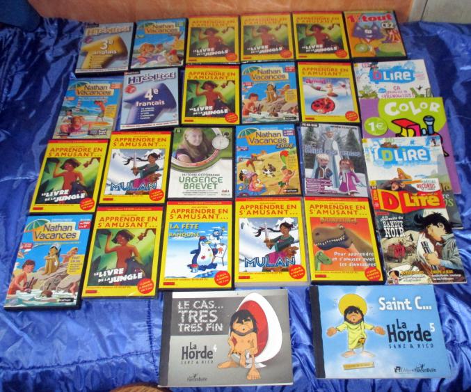 66 livres et cd educatifs