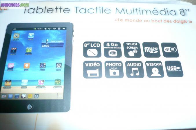 Tablette tactile avec son clavier