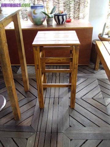 Meubles en bois de récup.