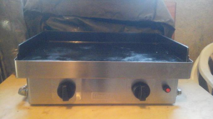 Plancha gaz Simogas en acier