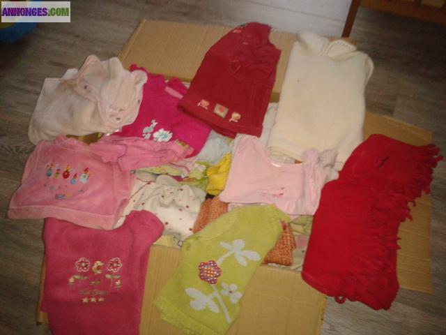 Lot de vetement Fille 1/3/6/9/12/18/23 mois