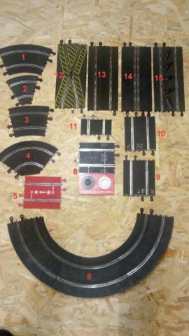 Rails scalextric vintage faire offre