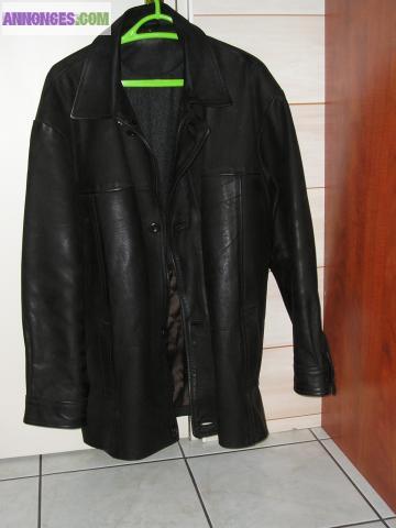 Veste en cuir