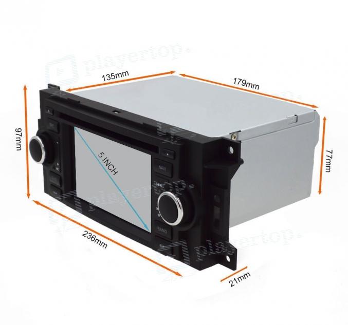 AUTORADIO CHRYSLER PT CRUISER GPS ANDROID