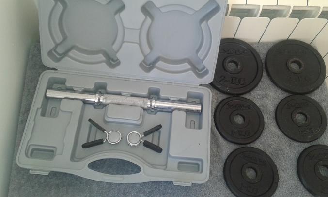 KIT HALTERE 10 kg (MALETTE) DOMYOS – DREUX – 16 euros