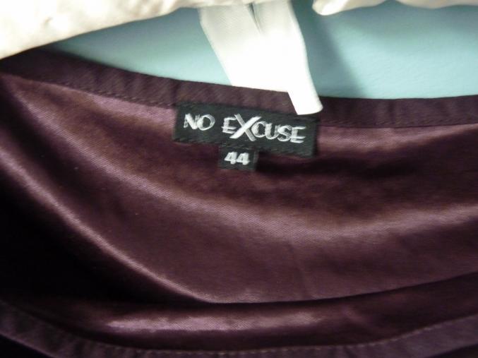 Jupe femme 44 voile La Halle violet TBE