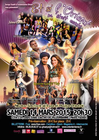 Spectacle de Danse Orientale sur Lyon 14 Mars 2015