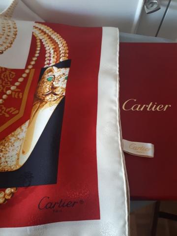Foulard Cartier authentique