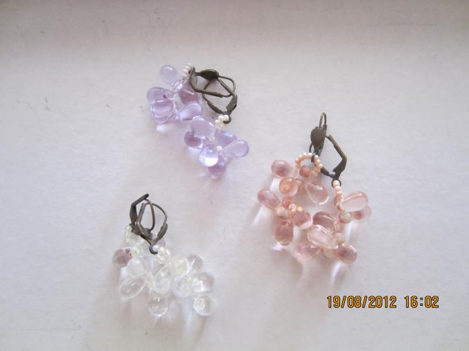 Boucles d'oreilles "gouttes" fait main
