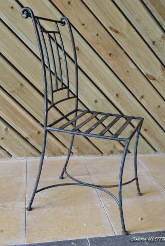 Cède chaise et fauteuils fer forgé 