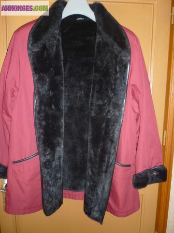 Superbe veste fourrée très chaude