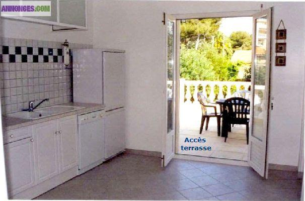 Villa 9 couchages bord de mer Saint Aygulf 83370