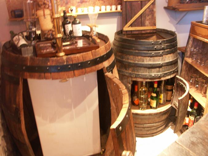 Bar en tonneaux de chêne