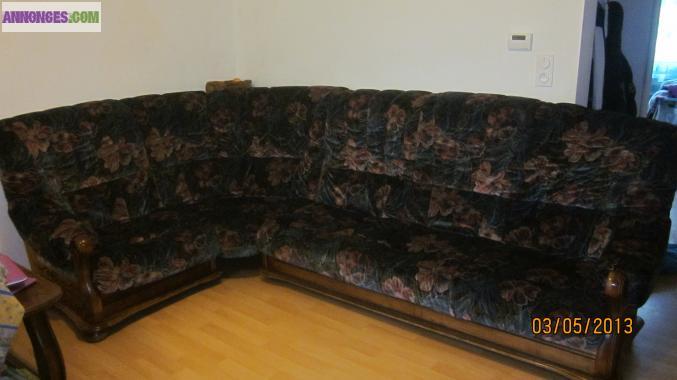 Buffet-table de salle à manger-canapé d'angle