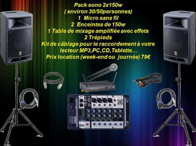 Location de sono,lumières