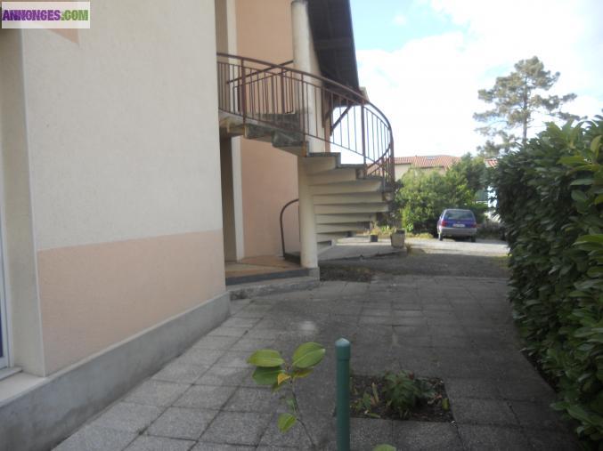 Part loue période vacances appt rdc capbreton