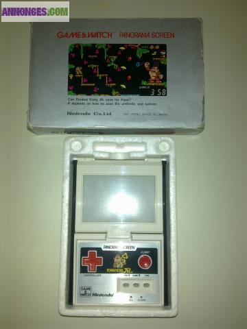 Nintendo GAME & WATCH Donkey Kong JR. Panorama Screen (1983) RARE