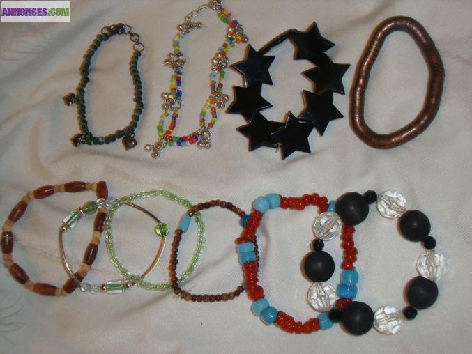 Vend lot de bijoux fantaisie
