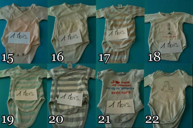 Vêtements bébé 0/6mois