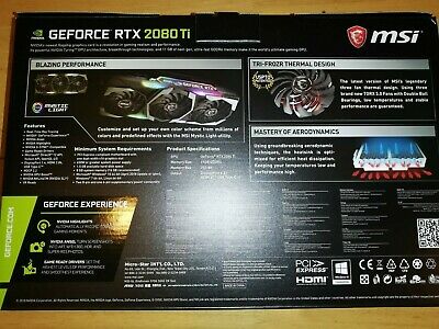 MSI GeForce RTX 2080 Ti GAMING X TRIO