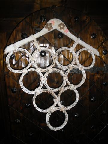 Cintre artisanale pour echarpe