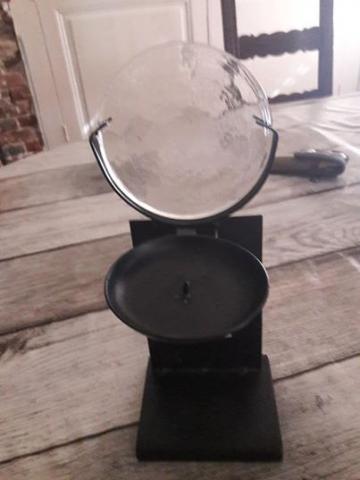 Porte bougie et lampe