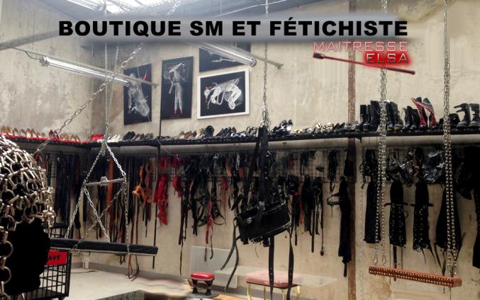 Boutique SM et fétichiste 
