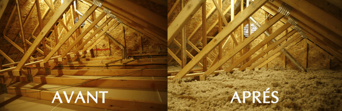 ISOLEZ VOS COMBLES POUR 1 EURO