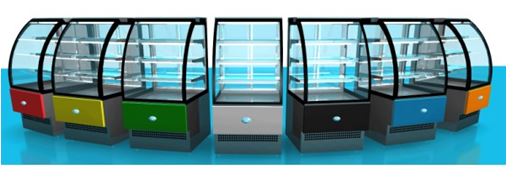 Vitrine positive SIRENA sandwitchs patisserie