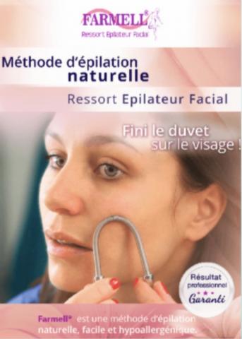 Déstockage épilateur facial en acier inoxydable